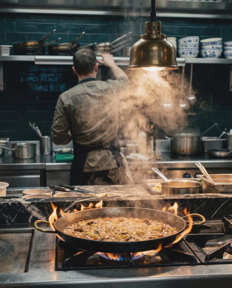 Arroces al fuego
